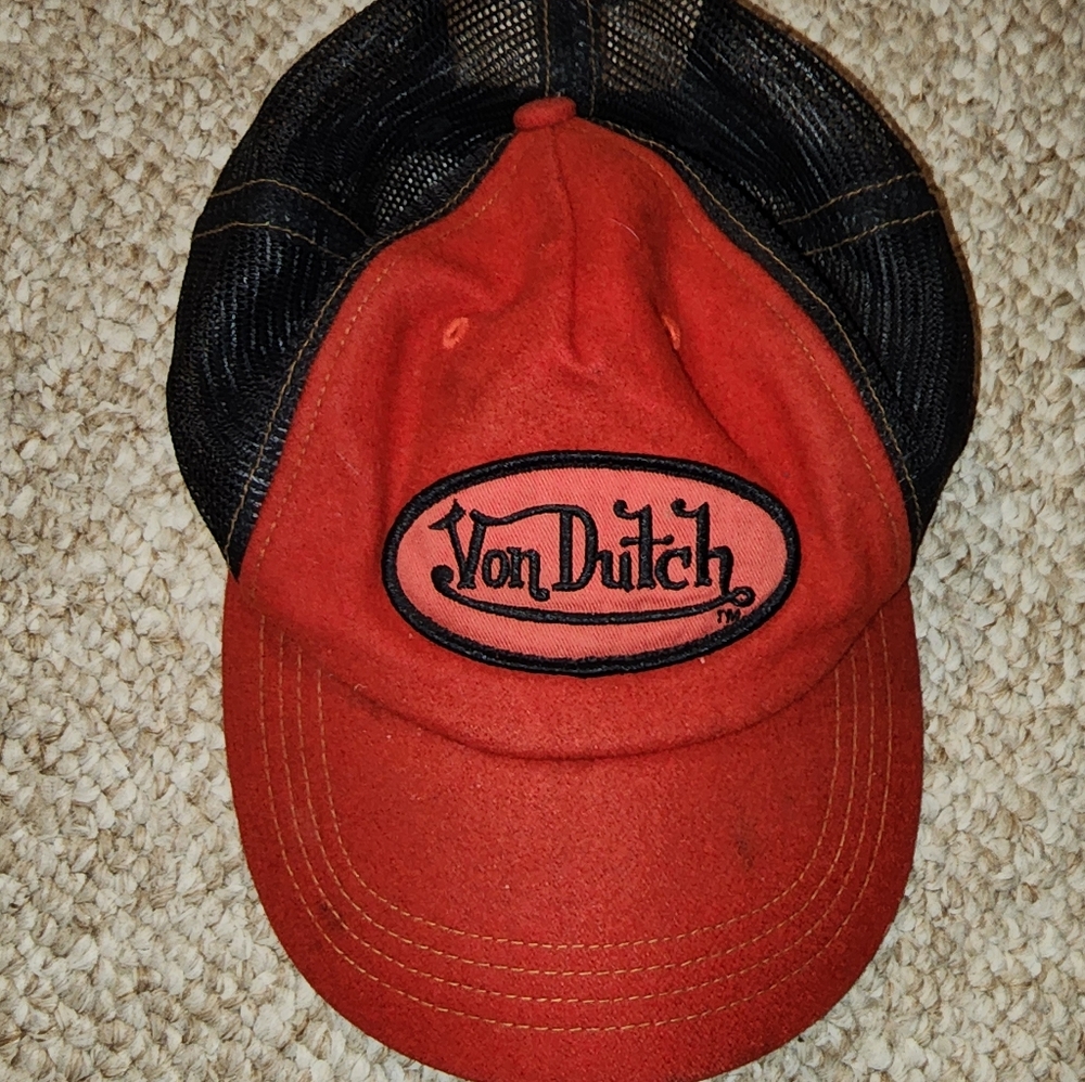 2 Y2K Vintage Von Dutch Hats